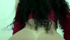 An employee engages in rough sex with a latina amateur in the office