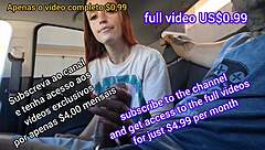 MASTURBAÇÃO arriscada dentro do CARRO em público para gostosa!