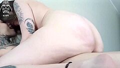 Blonde and brunette in domination scene with big cock