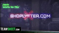 Exotic Asian Luna Lux Faces Blowbang and Gangbang Punishment with Facial Cumshots After Shoplifting