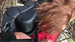 My oldest stepdaughter finally offers her ass for anal play with sex toys