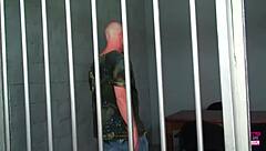 after pissing in public, he gets banged by the super sexy female police officer