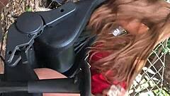 My oldest stepdaughter finally offers her ass for anal play with sex toys