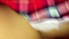 watch this sexy latina colegiala getting her face covered in hot cum