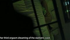 step mom has private time with dildo, gets caught