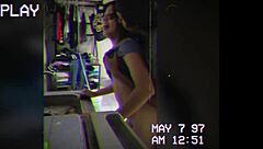 Nostalgic Old VHS Videos Capturing Intimate Moments with Latina Brunette