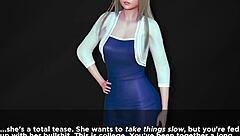 lets play with her overstuffed blonde tits, you let her go wild and have fun