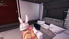 Intense Pussy Breaking Action In Roblox Game