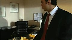 This blonde babe Hannah Harper gets banged interracial style for cum on her tits 😏