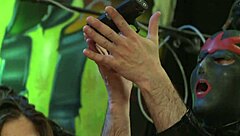 This blonde babe Hannah Harper gets banged interracial style for cum on her tits 😏