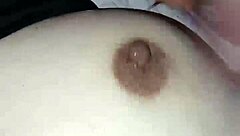 Can Gretala Handle the Cock Rubbing on Her Tits Like a Slut?