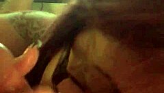 Wife in Nylon Teases Cock with Deep Sucking