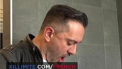 hot french asian says she wants anal sex in the bathroom with a random guy