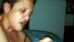 Momma Excels at Sucking Cock in Intense Blowjob