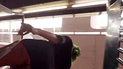 big ass tease in supermarket