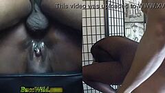 Whore's ass orgasm drips pussy juice wildly.