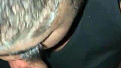 i'm a 19 year old bbw giving sloppy nasty head to this big fat monster cock