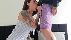 Stepsister Catches Me Filming Her Rough Blowjob And Doggystyle.