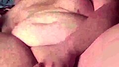 Kandy Kane, the chubby bbw wife, gives deepthroat blowjob to big tits in homemade video 😍