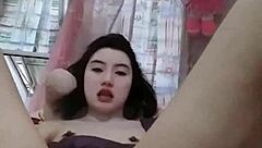 I am so horny, masturbating alone in my homemade amateur scene, feeling the pleasure