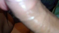 I got this big ass latina bride giving me a sloppy blowjob and fucking on all fours, she's so cute with natural tits.