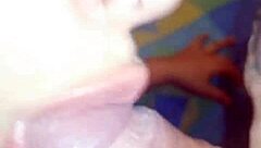 I got this big ass latina bride giving me a sloppy blowjob and fucking on all fours, she's so cute with natural tits.