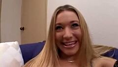 Kayla Marie Gags On Cock While Licking Balls In Extreme Oral Scene