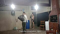 i got lucky with the blonde lady in cowgirl, err, costume