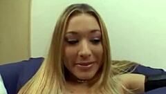 Kayla Marie Gags On Cock While Licking Balls In Extreme Oral Scene