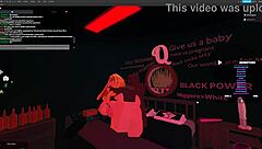 i had a rough quickie with this blonde bitch and her big black cock