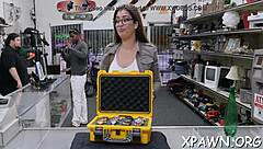 so this amateur european chick is getting sucked and fucked hard in the backstage casting room