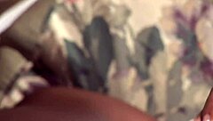 ebony babe reaches orgasm with big black cock