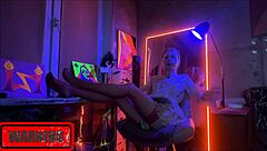 Amateur Crossdresser Transforms in Bath, Taking Big Black Cock in Ass and Pussy Double Penetration