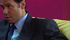 lesbians in heels bend over for big cock and toys in bondage play