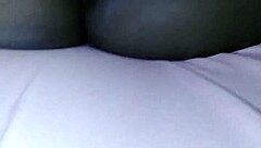 Ebony Slut Fingering Her Wet Pussy Solo