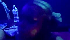 Queenko gives a sloppy blowjob to that big cock