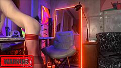 Amateur Crossdresser Transforms in Bath, Taking Big Black Cock in Ass and Pussy Double Penetration