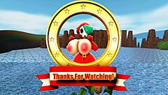 Watch this shemale with big tits and huge cock deepthroat like she's not so shy