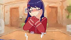 Narrating a story about bending over and playing with the player