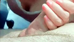 latina enjoys huge cock for facial and cum swapping