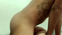 Hey, check out this cute girl getting bent over for a doggystyle fuck before bed 😏