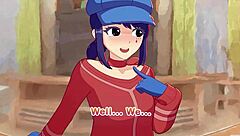 Narrating a story about bending over and playing with the player