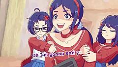 Narrating a story about bending over and playing with the player