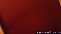 Busty brit milf with tattoos rides and jerks