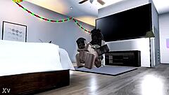 The BLACK THOT Gets Her ASS STRETCHED By A MONSTER BBC In This Intense Scene