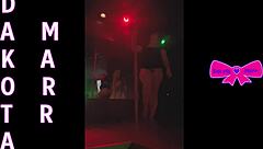 i saw dakota marr pole dancing in nebraska strip club and her clothes ripped