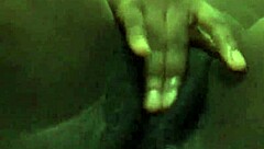 The muscular ebony whore with small tits got wet in homemade solo, masturbating her pussy to orgasm before assfucking.