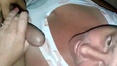 Dirty whore, you love sucking that big cock!