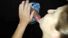 Husband films me flashing in gloryhole, sucking many cocks with exhibitionist thrill.