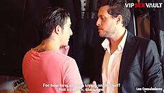 black slut noe milk handled by two euro cocks in public